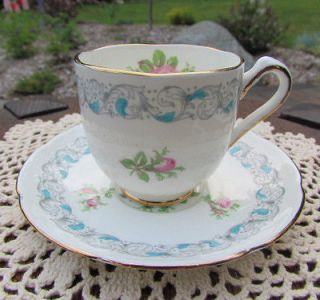 Terrific Tea Set Antique Adderley   Demitasse Cup and Saucer with 