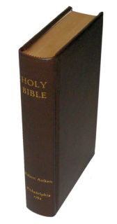 1782 Facsimile Aitken Bible   Bible of the American Revolution
