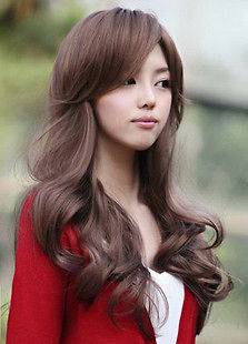 NEW*2012 Korean Fashion Brown Long Curly Womens Ladys Hair Wig/Wig