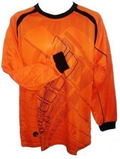 Soccer United Goalie Goalkeeper Long Sleeves Padded Jersey Orange 