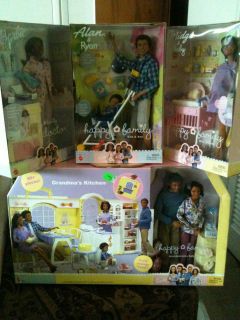 Happy Family Barbie lot AA Grandparents, Kitchen, Alan, Doctor, Midge