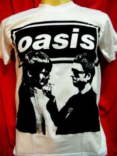 Liam,Noel Gallagher OASIS BAND Britpop ROCK N ROLL STAR T Shirt Size S 