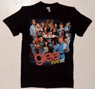 UNWORN 2011 GLEE LIVE ON STAGE TOUR T SHIRT SIZE LARGE
