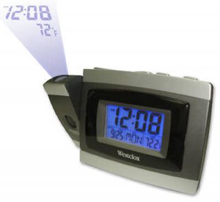 Westclox Projection alarm clock 70006 NEW