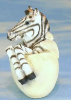 Zebra Safari Hatcher Figurine Statue Retired Dated NEW