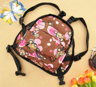 Cool Carton Monkey Puppy Dog Cat Pet Carrier Bag Traction Rope Package 