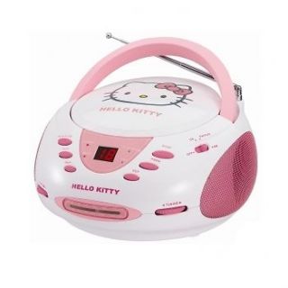 Hello Kitty KT2024A Stereo CD Boombox with AM/FM Radio ~ New