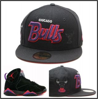 New Era Chicago Bulls Custom Fitted Hat For The Air Jordan Retro VII 7 
