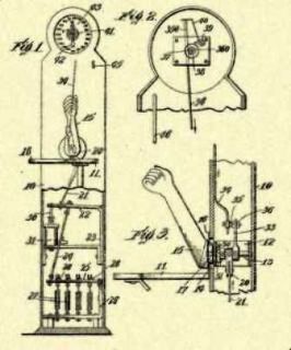 Arm Wrestling Strength Testing Machine 1909 Patent_R119