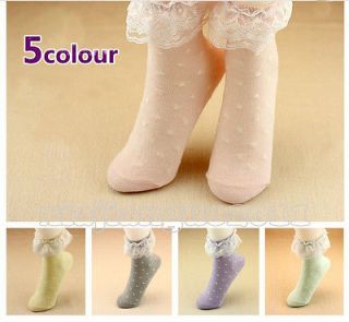 Fashion Womens Ladies Princes Vintage Lace Ruffle Frilly Ankle Socks