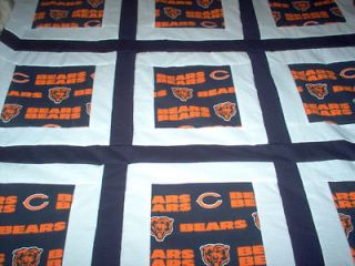CHICAGO BEARS BABY QUILT   38x38