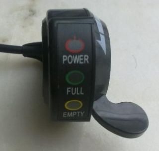 Electric Bicycle Kit Thumb Throttle 24/36/48V Led Power Indicator 