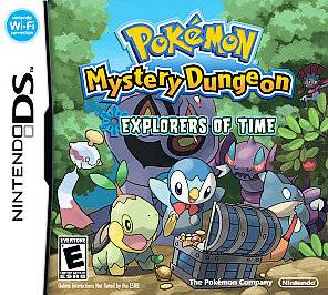 Pokemon Mystery Dungeon Explorers of time   game and cover art only