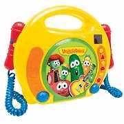 CD Player Veggie Tales Singalong with Microphones ***BRAND NEW***