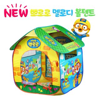 Pororo Melody Ball Tent, Childs Kids Square Play House,Alphabet,Mesh 