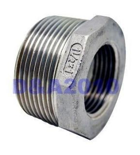   Male x 1 female Stainless Steel threaded Reducer Bushing Pipe Fitting