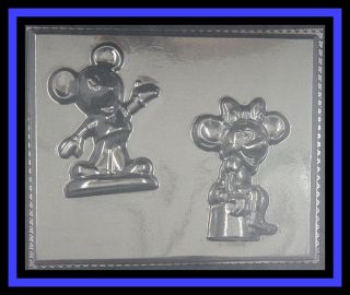 NEW ***Large MICKEY & MINNIE MOUSE*** Candy mold #219