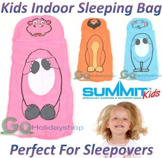 Indoor Sleeping Bag Boys Girls Kids Childrens Play Sleepover Dovet 