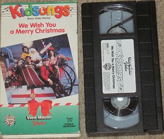  KIDSONGS VHS WE WISH YOU A MERRY CHRISTMAS~Live Kids Songs Fun