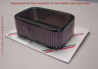  Air Filter Cleaner 2.5 Replacement Element for Chrome filter Assy
