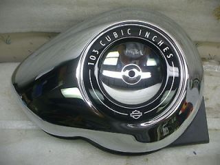 Harley FXDF 103 cubic inch chrome air cleaner unit.