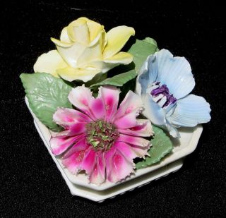 staffordshire bone china flowers in Pottery & Glass