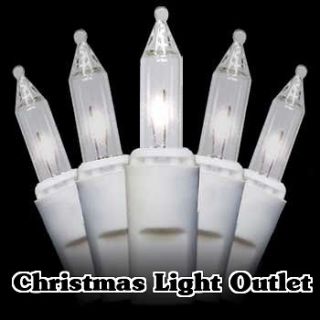 50 Mini Clear Christmas Outdoor Wedding Party String Lights Set 14ft 