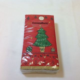   Pocket Facial Tissue Napkins Kleenex Pack   Holiday Christmas Tree