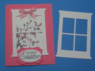   WINDOW Die Cut YOUR CHOICE OF ANY COLOR Stampin Up for cards & scrapbo