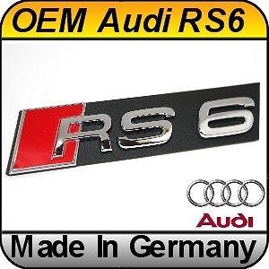 OEM Audi A6 C5 S6 RS6 Grill Badge/Euro Sport Emblem