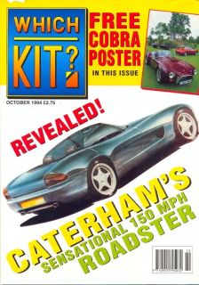 Which Kit? mag 10/94 Caterham Cobra + poster Eagle Lomax Tiger
