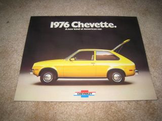 1976 Chevrolet Chevette Sport Rally Scooter coupe sales brochure 