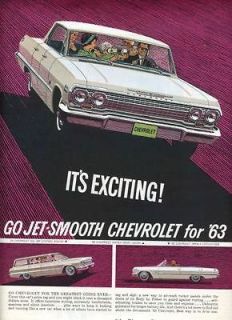 1963 Chevrolet Corvair & Chevy II 2 Page Ad