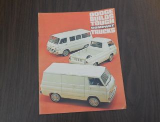 Original 1965 Dodge A100 Van Truck Sales Catalog 65 Compact A 100 