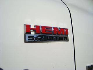   HEMI 5.7L Emblem Decal 06 07 08 09 2010 2011 2012 2013 Aspen Chrysler