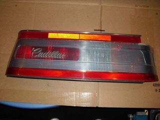 Cadillac Allante OEM Left Driver Tail Light 89 90 91 92 93 CRACKED