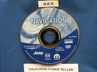 2008 Mopar Dodge Caliber GPS Navigation Disk Map DVD