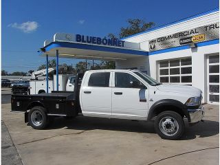 Dodge  Ram 4500 4WD Crew Cab HD Cab & Chassis Dually Flat Bed Leather 