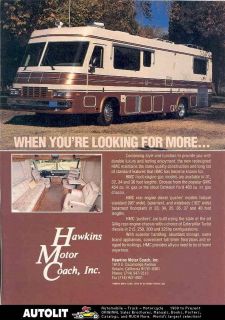1991 HMC GMC Ford Motorhome RV Ad