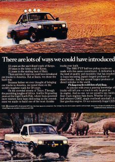 1981 Isuzu Pup Pickup Truck   Classic Vintage Advertisement Ad A99
