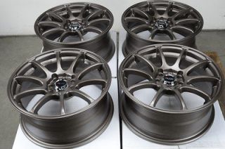 16 4x100 4x114.3 Bronze Effect Wheels Sephia Cobalt Accord Tiburon 