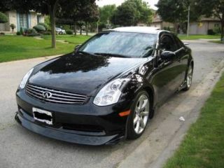 2003 04 05 INFINITI G35 COUPE FRONT LIP VS STYLE FRONT