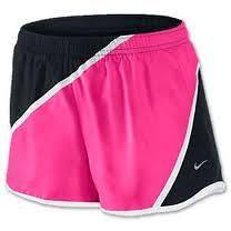 NWT $45 NIKE WOMENS TWISTED TEMPO RUNNING SHORTS 451412 BLACK/PINK 647 