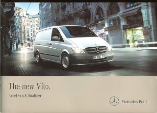 Mercedes Benz Vito Panel Van & Dualiner Brochure   UK   2010