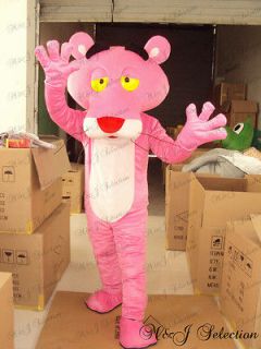 Pink Panther Cartoon Mascot Costume Fancy Dress 