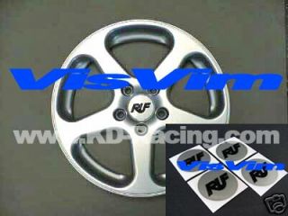 Ruf Wheel Cap Decal Sticker 993 996 997 Carrera Boxster