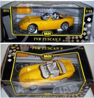 Gorgeous Exotic 118 TVR Tuscans Car Diecast Jadi MIB