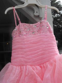 NWT Tiffany Girls Pageant Dress Style 13237 Pink Size 4 &12 Purple 