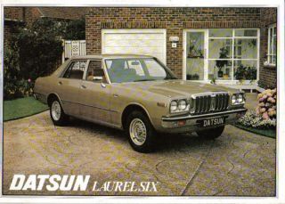 Datsun Nissan Laurel Six 1978 79 Original Brochure