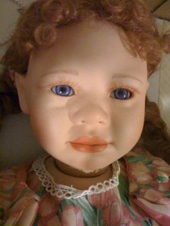 Doll Orange Christine Tiffany porcelain by Elite Collections